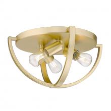  3167-FM15 OG - Colson OG 15" Flush Mount in Olympic Gold